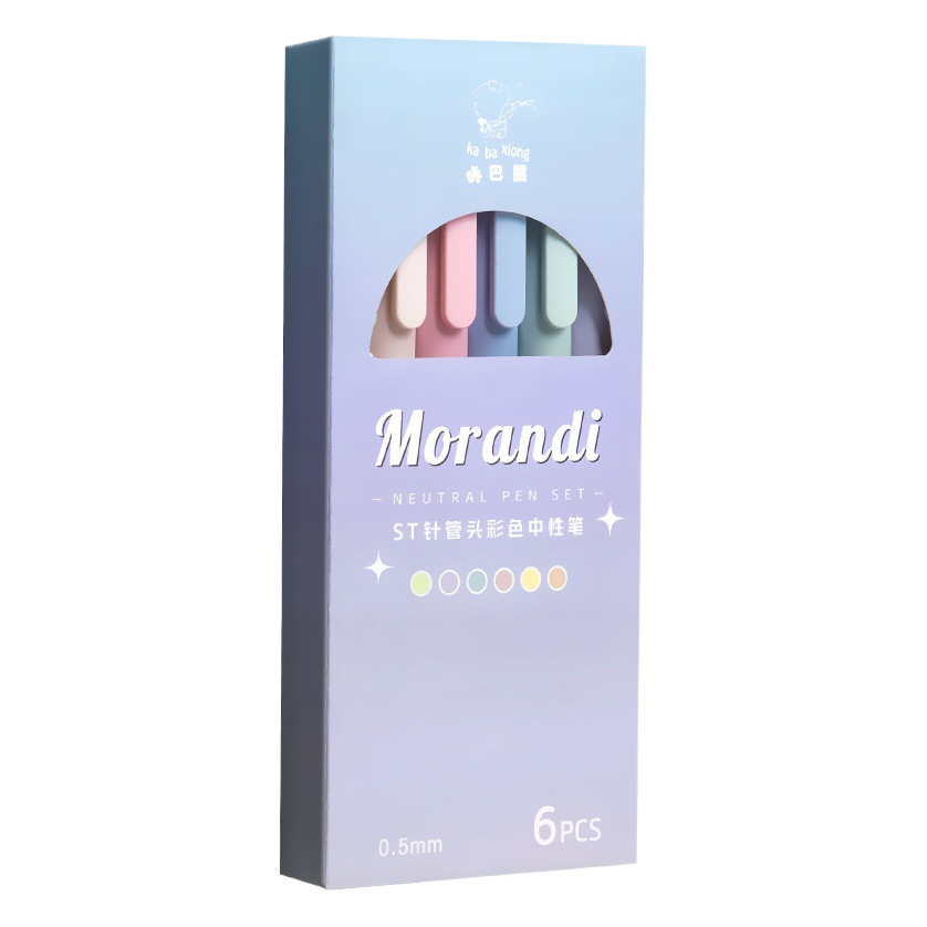 Kaba oso color gel pluma prensa Morandi color pluma ins estilo japonés traje de alta apariencia Diario marca