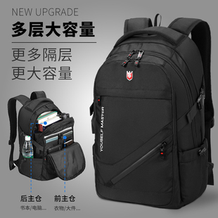 New Backpack Men's Large Capacity Commuter Business Travel Bag Computer Backpack College Student Bag Sports Backpack