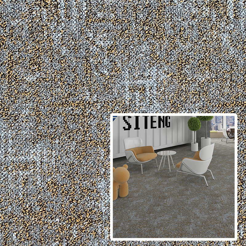 オフィスカーペットのブロックは、商用オフィスビル会社の防火難燃テーブルルームビリヤードホール工場をつなぎ合わせている