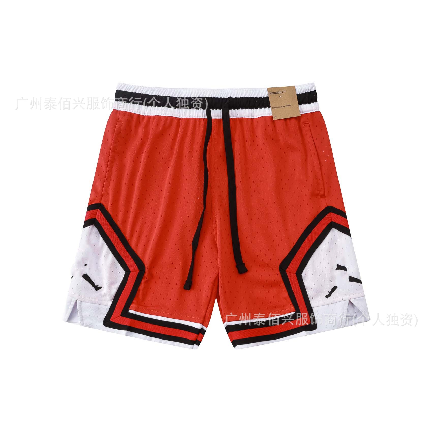 Nuevo estilo americano AJ trapecio moda transpirable deportes de secado rápido pantalones de cinco puntos pantalones de entrenamiento pantalones cortos de baloncesto pantalones cortos de futbol