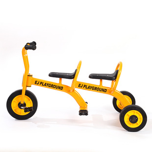 Hot Sale in stock Children's Tricycle Durable Kindergarten Baby Car Two-person Kindergarten Baby Car Outdoor Baby Bicycle