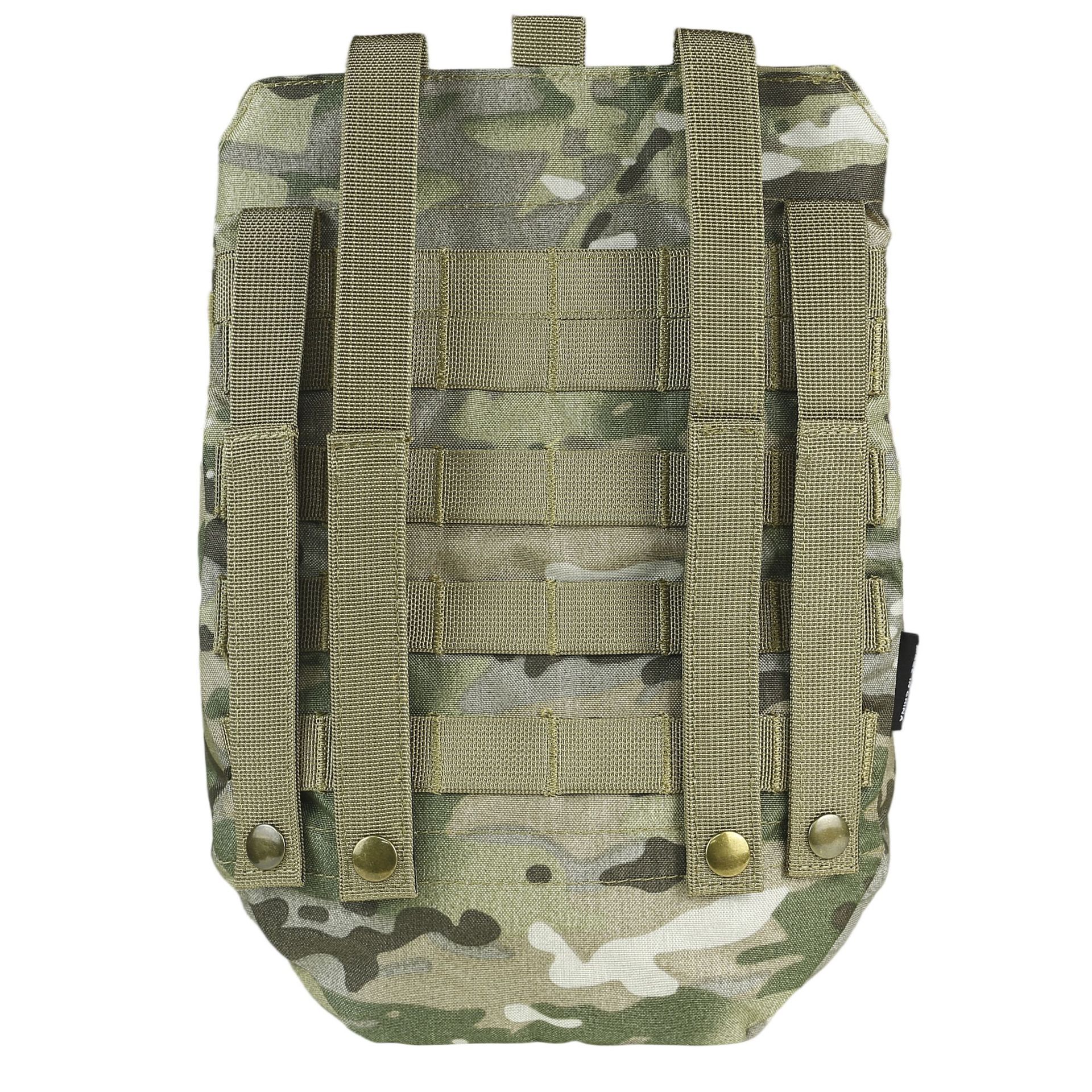 Chaleco táctico bolsa de bolsa de agua MOLLE de nylon bolsa de almacenamiento de artículos diversos multifuncional para exteriores bolsa de accesorios de chaleco de camuflaje