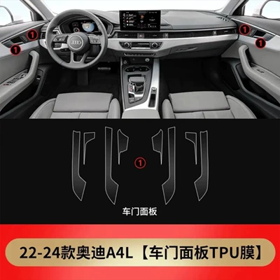 Car interior film Interior Protective Film A5 Center - 20-25-models-door-film-a4