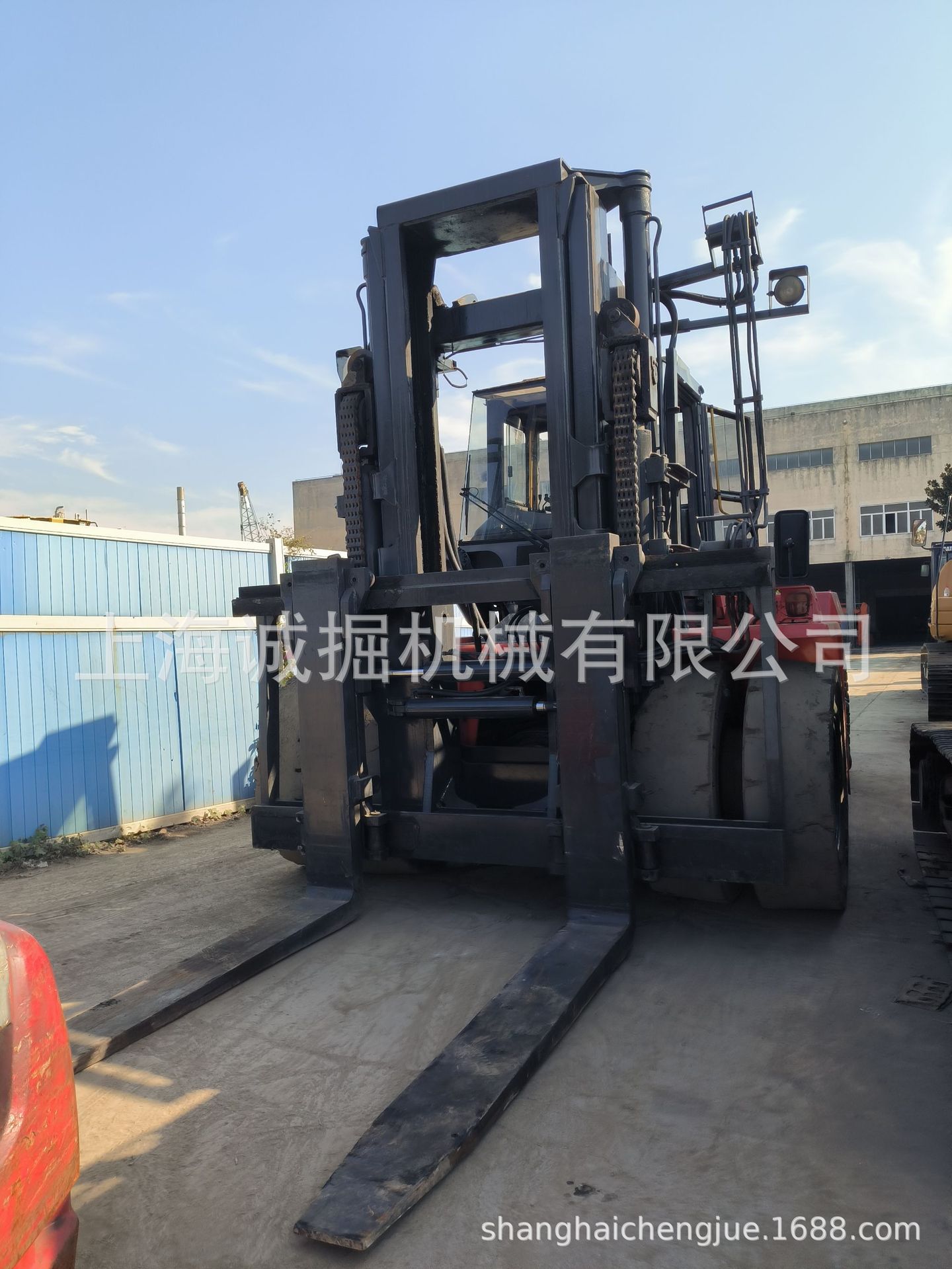 上海卡尔玛30吨叉车带叉移集装箱大叉车现货