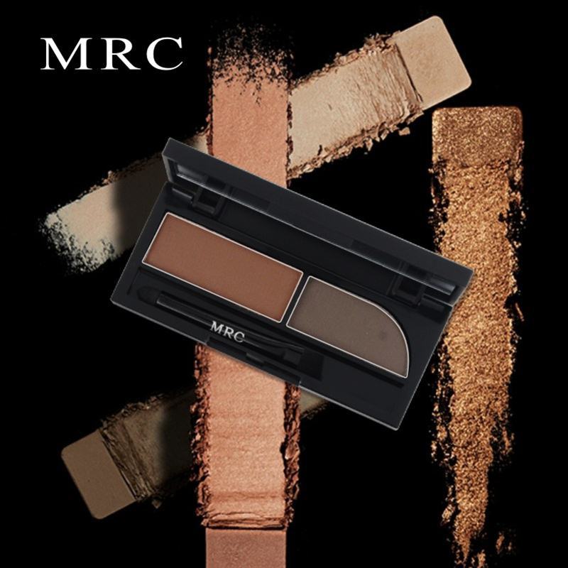 MRC雙色立體塑形礦物眉粉  易上色自然持妝防汗眉粉眉膏 MR-712