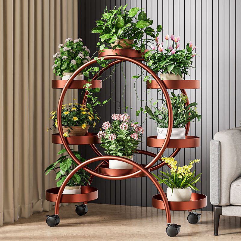 업그레이드된 적동 색상 - 대담하고 두꺼워진 8개 세면대 [무료 범용 바퀴]