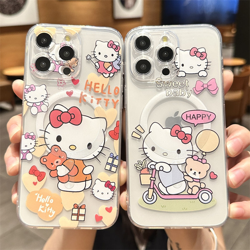 Magnetic Magsafe Case Suitable for Apple 16 Pro Max, iPhone 17 Pro, New Models, Cute and Creative for iPhone 13 and 12