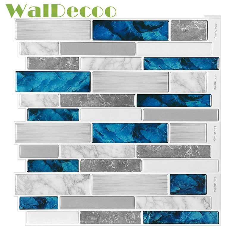Store Indoor Wall renovation new three-dimensional wall stickers bathroom waterproof anti-fouling stickers
