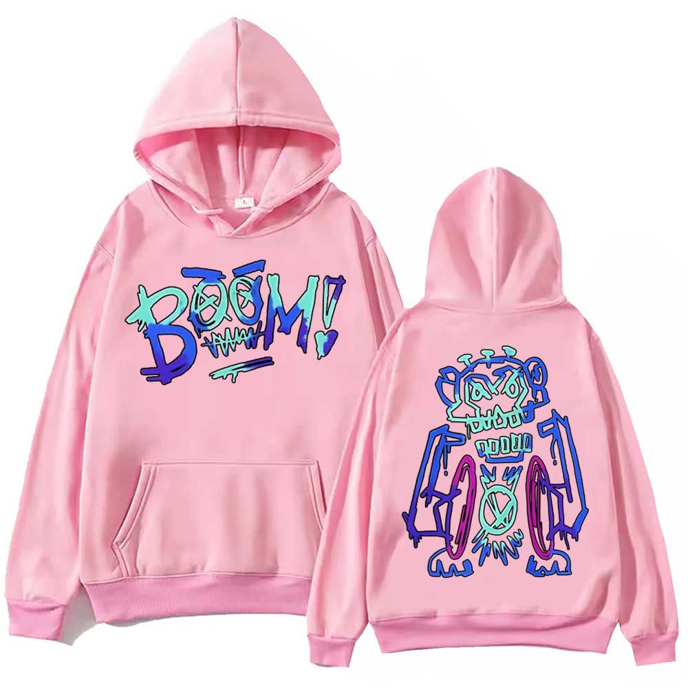 Hot Anime Arcane Jinx Graffiti Hoodie Harajuku Hip Hop Pullo