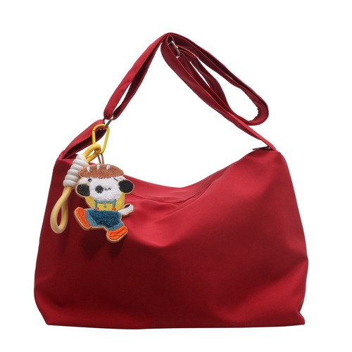 Simple student class large-capacity backpack couple model new trendy Japanese style one-shoulder cross-body messenger bag