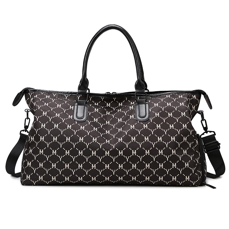 Moda letras de viaje corto viaje bolsa de viaje de gran capacidad bolsa de mochila portátil simple bolsa de mano