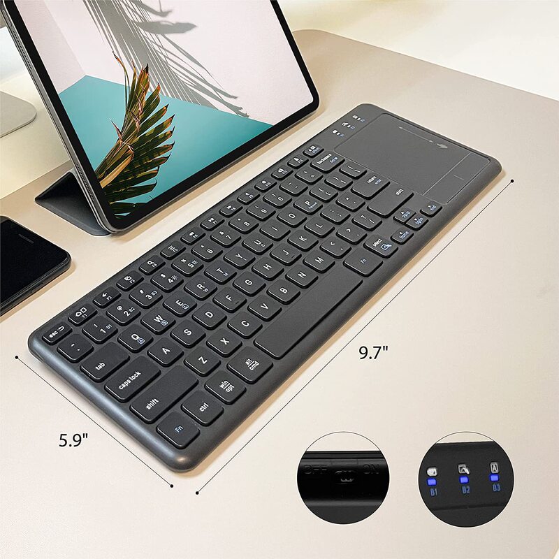 [Source Factory] 2.4g Touch Keyboard Silent Scissor Foot Business Office External Computer Silent Office
