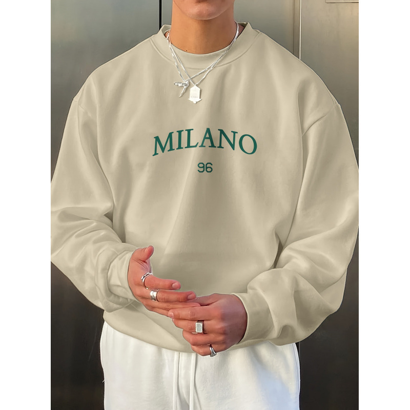 U 90776 Milan Pattern Crew Neck Sweatshirt