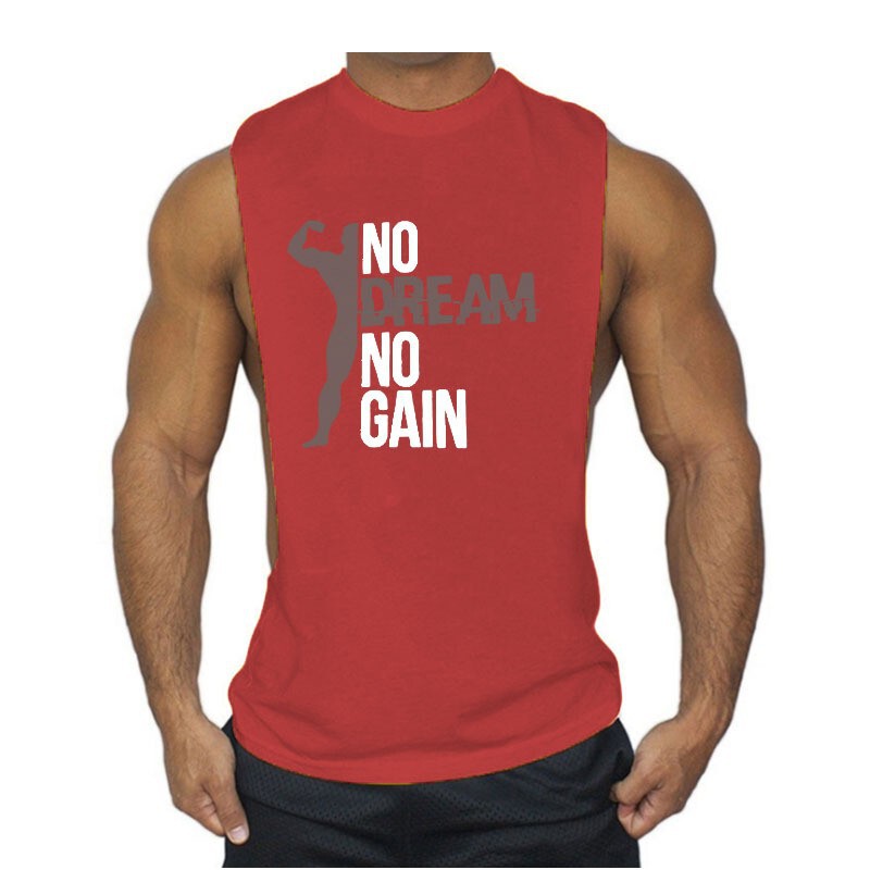 Summer Men's Sports Vest Loose Cotton Comfortable Loose Bodybuilding Fitness Sleeveless Large Slit Deep Cut Vest Summer Men's Sports Vest Loose Cotton Comfortable Loose Bodybuilding Fitness Sleeveless Large Slit Deep Cut Vest