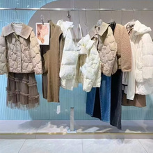 摩登时尚潮流麦雅图25冬羽绒服大衣裤裙折扣批发女装外贸清仓尾单