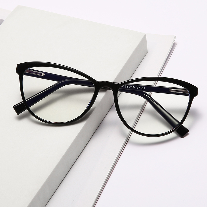 厂家定制防蓝光眼镜近视眼镜框复古男款TR眼镜架光学架素颜平光镜