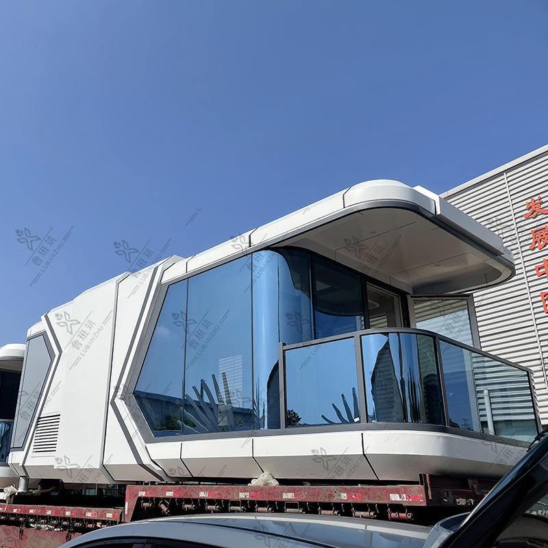 Internet celebridad paisaje espacio cápsula B & B integrado casa móvil Fuerza cabina inmersiva tecnología experiencia Hotel