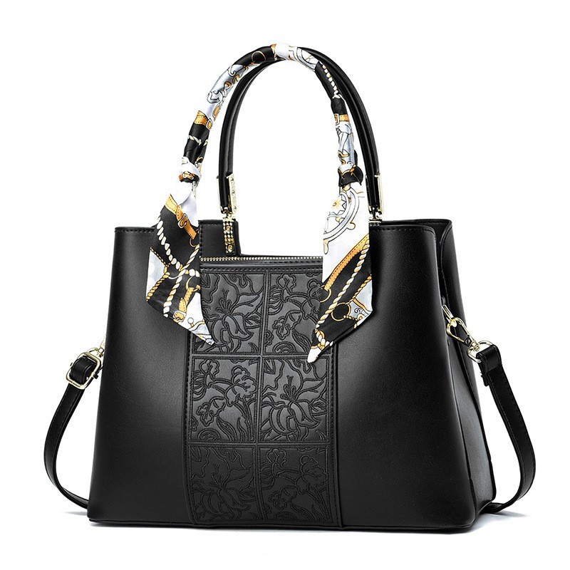 Bolso de mujer de Taizhou con un nuevo diseño de bordado de estilo chino, bolso para el Día de la Madre, bolso de gran capacidad.