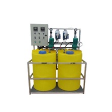 PE加葯桶攪拌機流量計量泵裝置PAM投葯器桶箱污水處理PAC加葯裝置