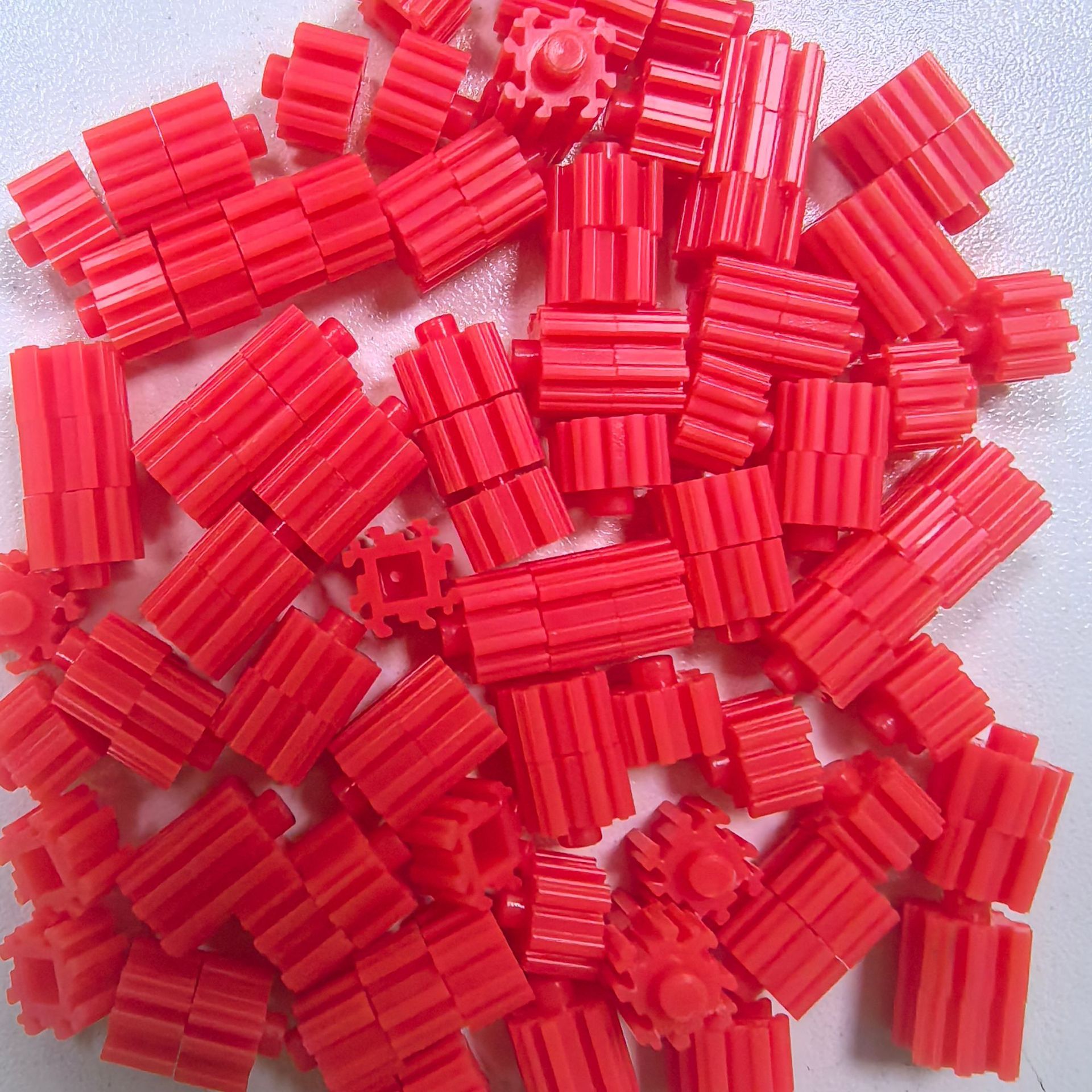 人気1000粒6mm子供玩具ABSばら積小粒ミニミニ直列積み木ダイヤモンド積み木