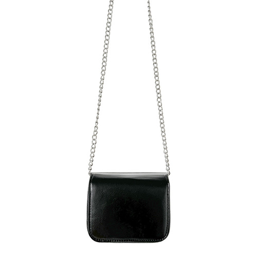 Korean new style small square shoulder bag, crossbody chain bag, fashionable silver mini cosmetic bag, cute lipstick bag for women