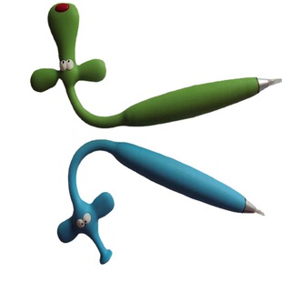 Gel Pen suit creative girl blue green cartoon gel pen suit black 0.5 primary and secondary school student signature pen