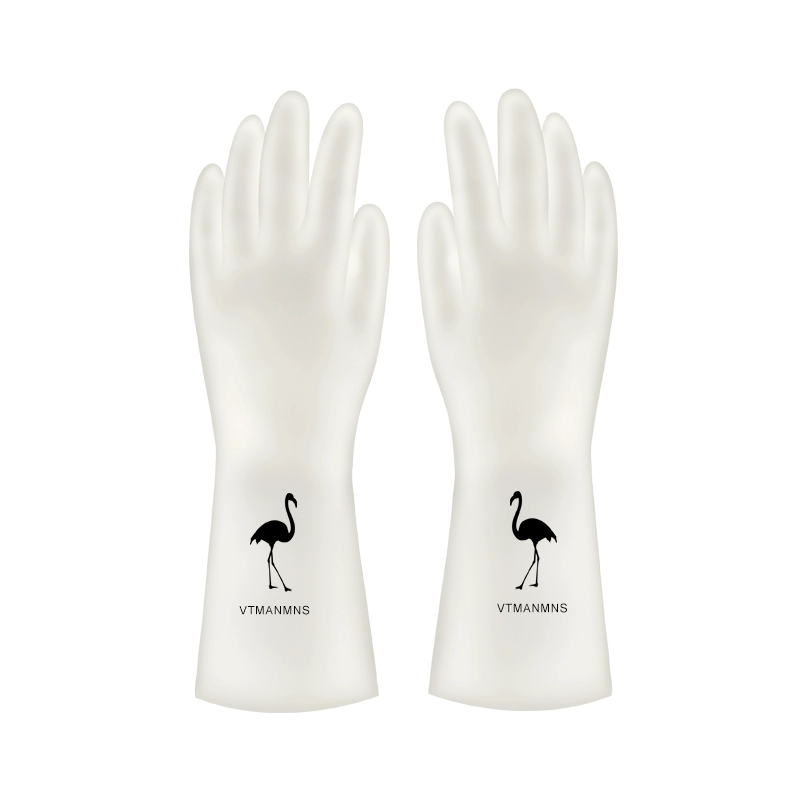 Gloves, wear-resistant durable latex winter set, increased thickness