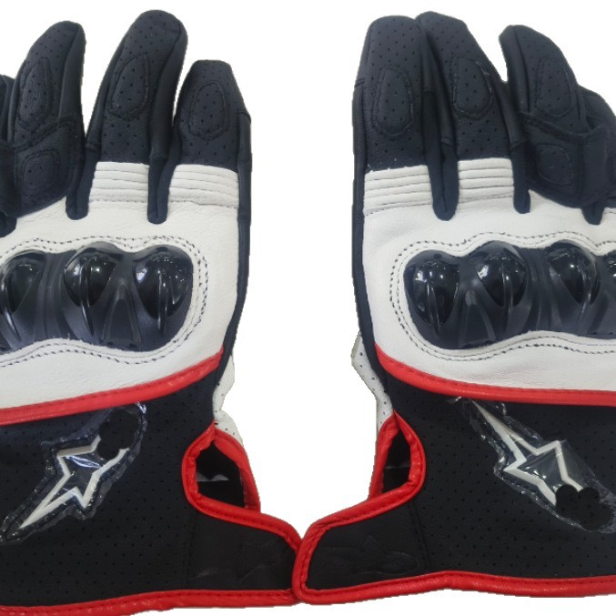 Nuevos guantes de motocicletas guantes de carreras de cuero guantes de motocicletas guantes de carreras de cuero