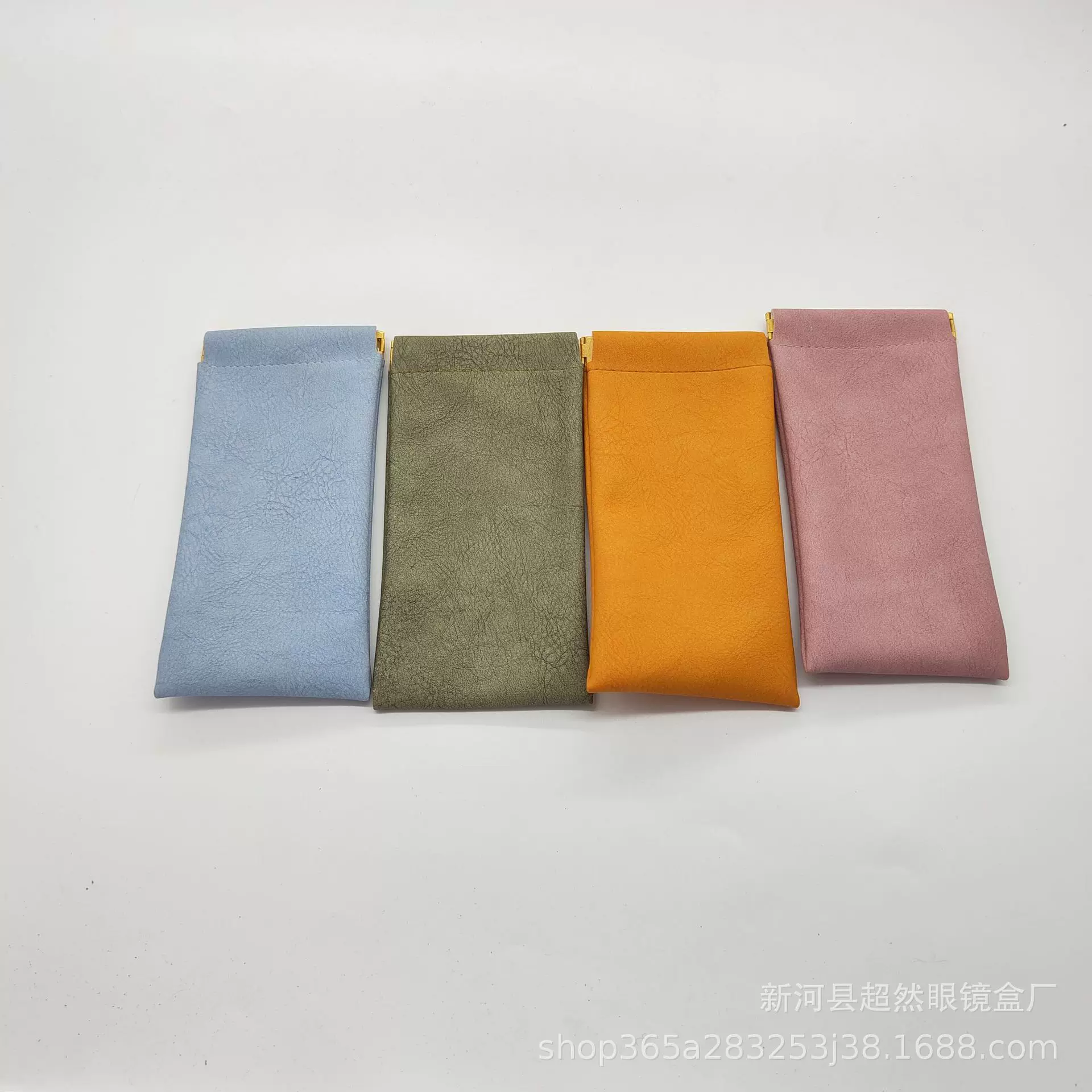 厂家直营收纳袋太阳镜眼镜袋自动闭合便携袋子收纳袋
