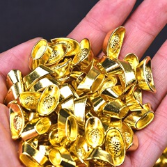 Manufacturer wholesale/ancient currency gold and silver alloy gold ingot silver ingot solid copper alloy ingot ornaments