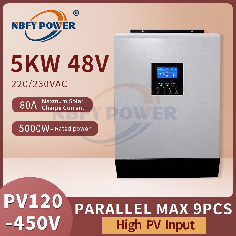MKSII 5KW 48V80A MPPT Soalr inverter with Parallel 9pcs