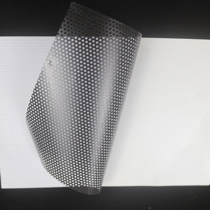 丽图单孔透用于车身广告/商超广告/地铁高铁广告