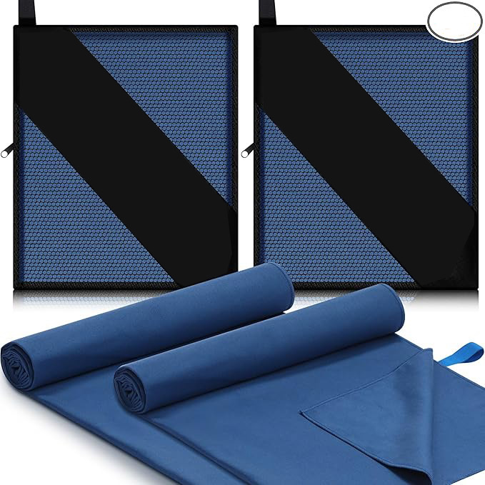 Microfiber Quick-Drying Towel Travel Camping Hiking Gym Absorbent Lightweight Compact Portable Multi-Purpose New Style