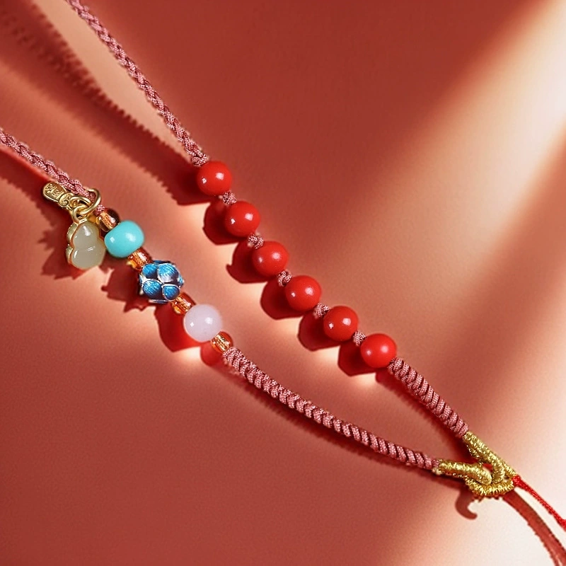Панно Necklace, подвеска для мужчин и женщин для любимого, индивидуальная, сердцевидная (красная)