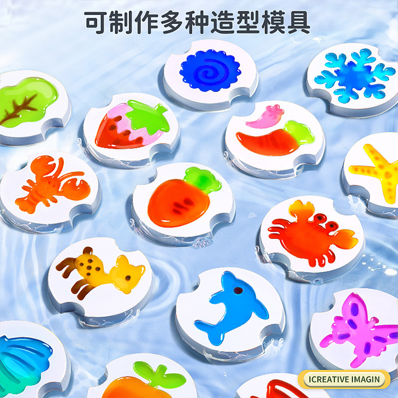 Niños en casa pueden cocinar mesa de comedor de agua baby diy hecha a mano mágica agua genio juguetes de cocina regalo de acertijo