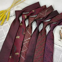 8cm галстук мужской свадебный жених праздничный красный узелковый костюм ретро узор костюм аксессуары