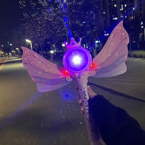 Best-selling bubble machine electric bubble gun bubble stick roadside stall children's bubble toy
