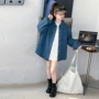 春秋新款大童女孩衬衫