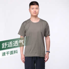 户外夏季短袖体能训练服套装男T恤吸汗透气速干运动半袖体能服女