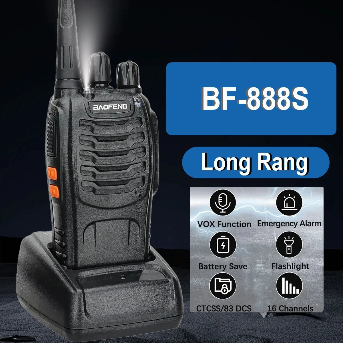 Рация Baofeng BF-888S, портативная, высокой мощности, для строительных площадок, гостиниц, гражданского использования, беспроводная связь, оптовая продажа Baofeng