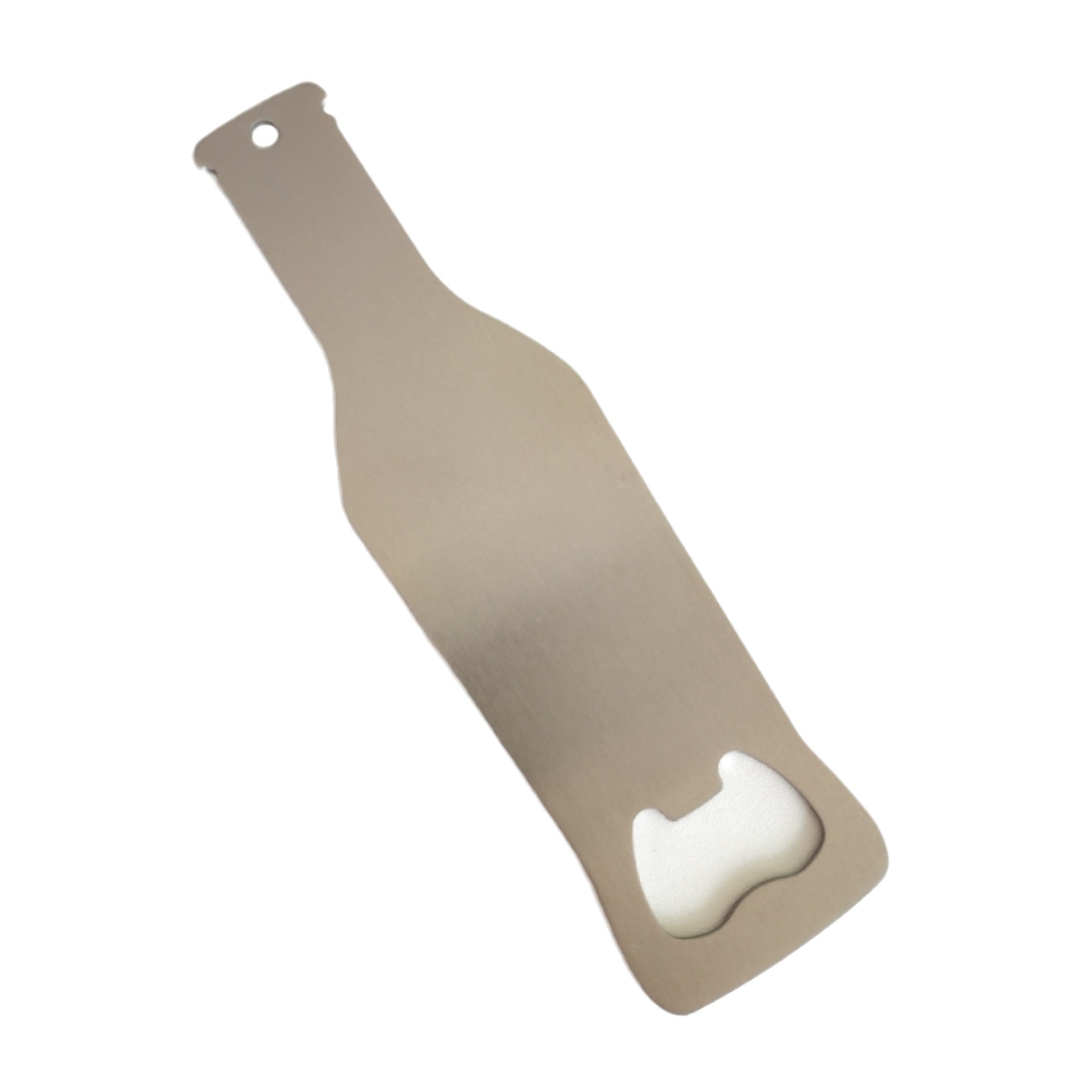 不锈钢啤酒瓶造型可带磁铁冰箱贴开瓶器贴水晶标或者彩印不限