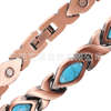 Copper magnetic bracelet natural stone, turquoise jewelry, accessory, wholesale, Amazon