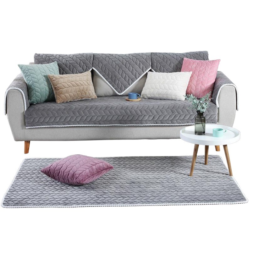 Funda de sofá moderna minimalista antideslizante, funda de sofá gruesa para invierno, exportación, dropshipping de Amazon, muebles para el hogar