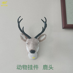 Weiyuan シミュレーション鹿頭工芸品クリスマスギフト小さなペンダントクリエイティブホーム動物 wy086