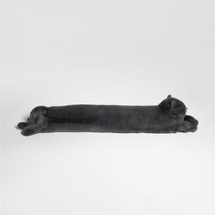 Long Animal Pillow Cylindrical Cartoon Plush Toy Artificial Blue Cat Large Pillow Wholesale Doll Cute