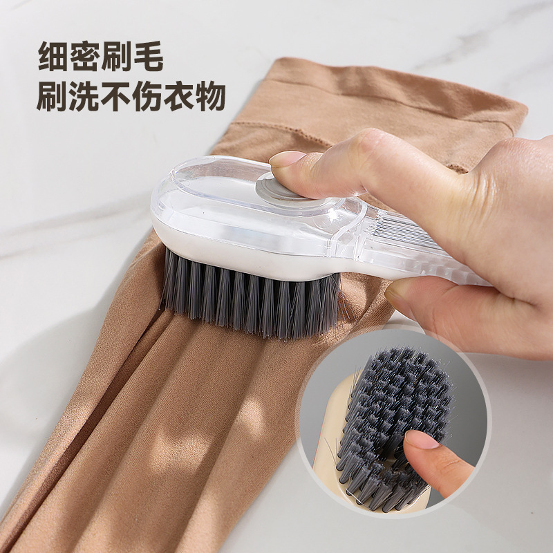 Universal shoe brush for home use, harmless soft handle for laundry 4