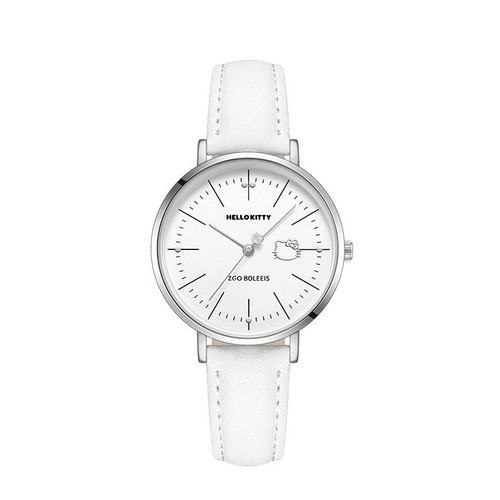 ZGO Sanrio Hello Kitty watch women's simple niche design ins style junior and high school students waterproof quartz watch women