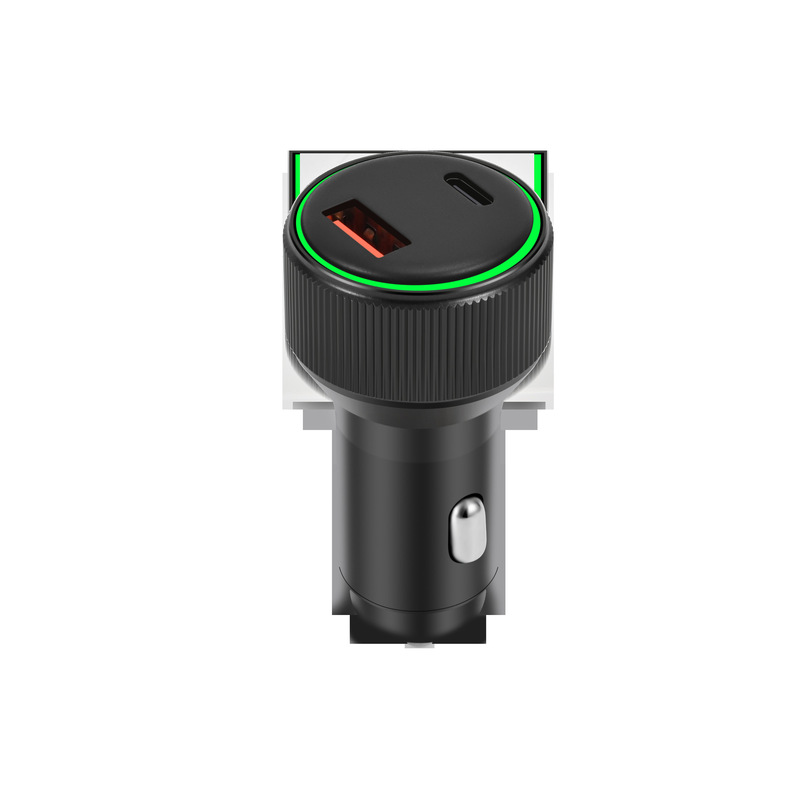 Car Charger Fast Charging Suitable for Export New Fast Charging Pd52.5W Apple Samsung Huawei Car Charger Wholesale