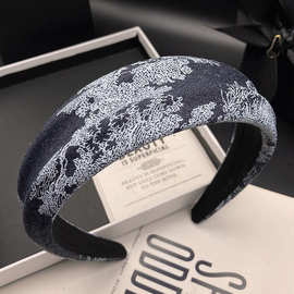 发卡发箍女新款小众风成人高颅顶发捆头饰外出逛街压发洗脸头箍