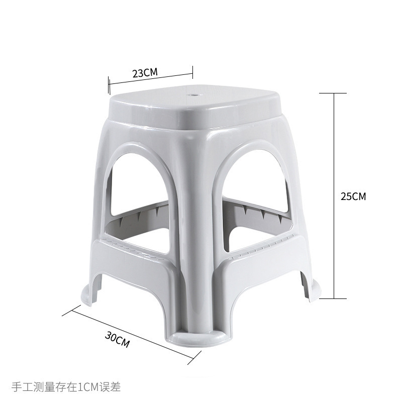 塑料凳子家用加厚成人餐桌椅子方凳圆凳板凳塑胶特厚凳子批发高凳|undefined